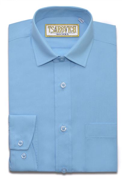 

Рубашка детская Tsarevich Cashmere Blue, голубой, 146, Cashmere Blue