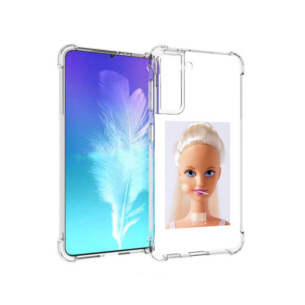 

Чехол MyPads Tocco для Samsung Galaxy S21 барби (PT157088.510.226), Прозрачный, Tocco