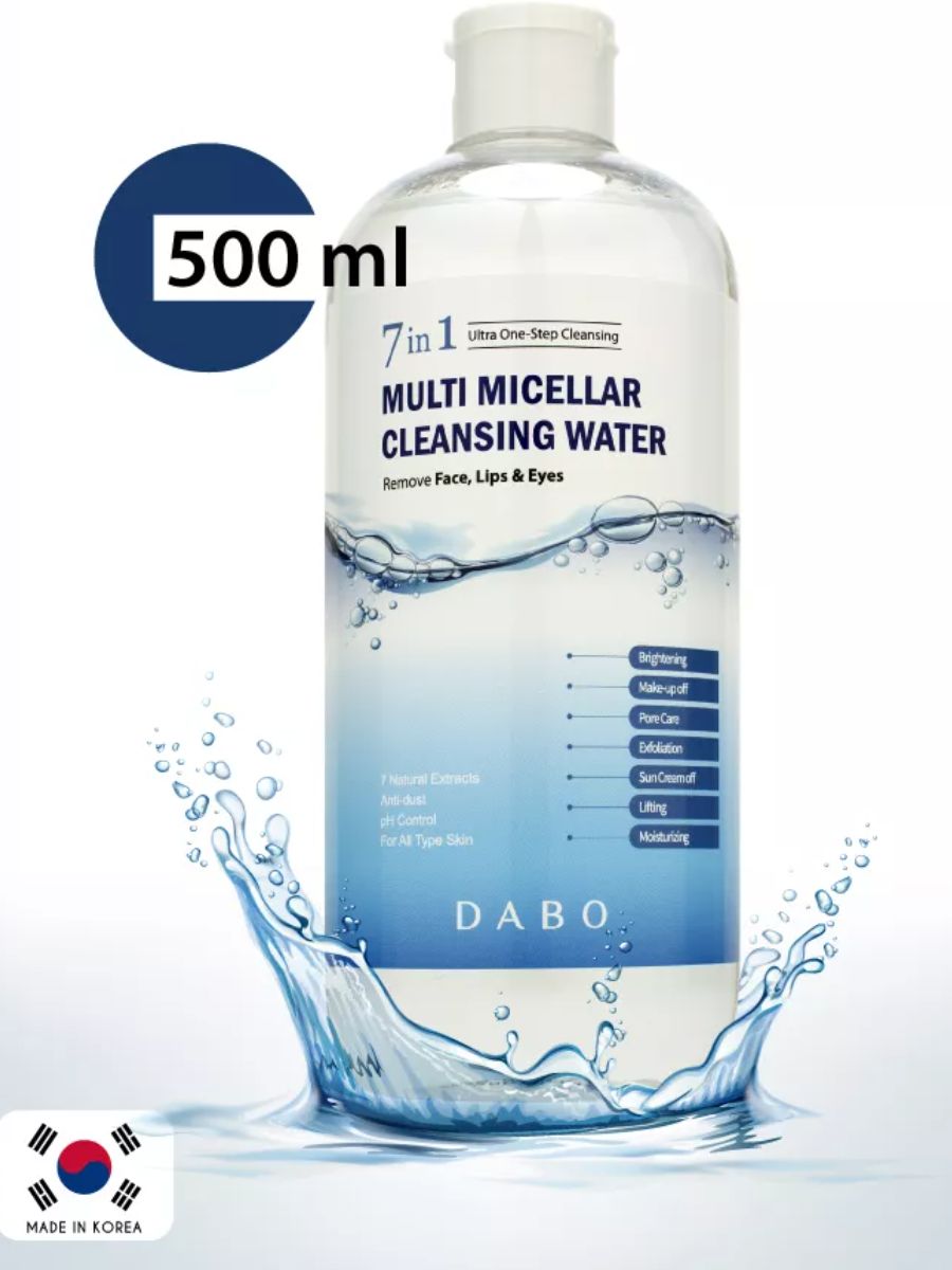 Мицеллярная вода Dabo с растительным комплексом, 500мл