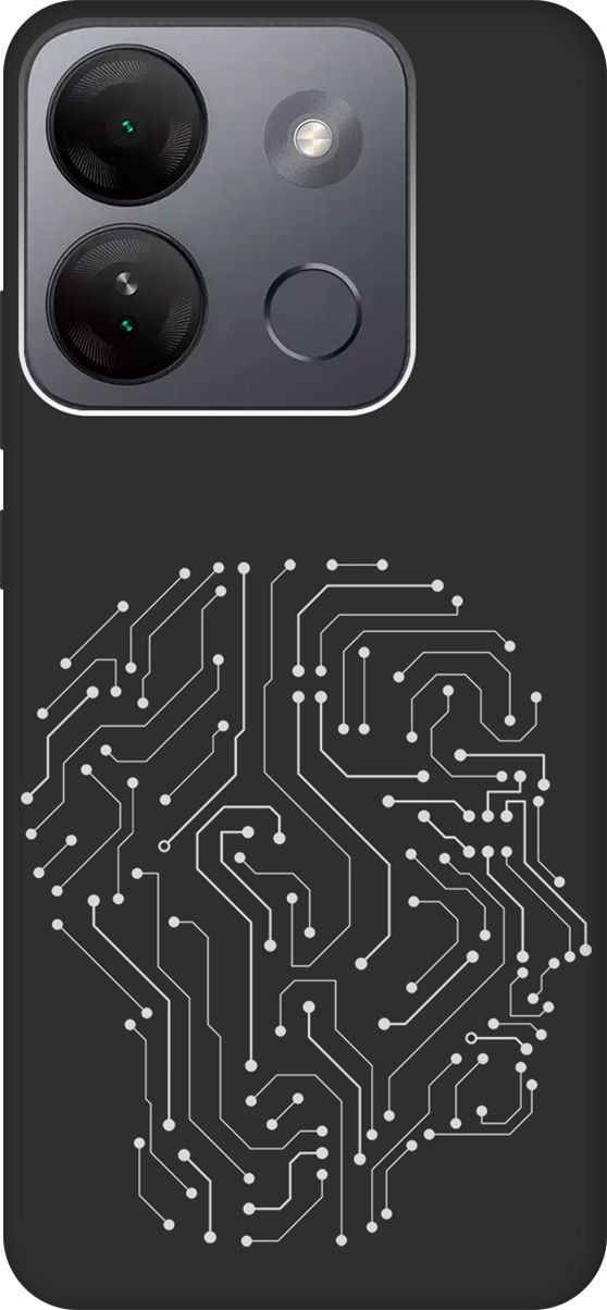 

Чехол на Infinix Smart 7 HD "Mindmap" черный, Черный;белый, 159434