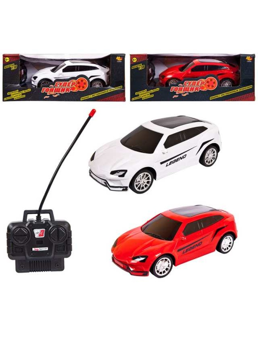 

Машинка Junfa toys Супер Гонщик радиоуправляемая