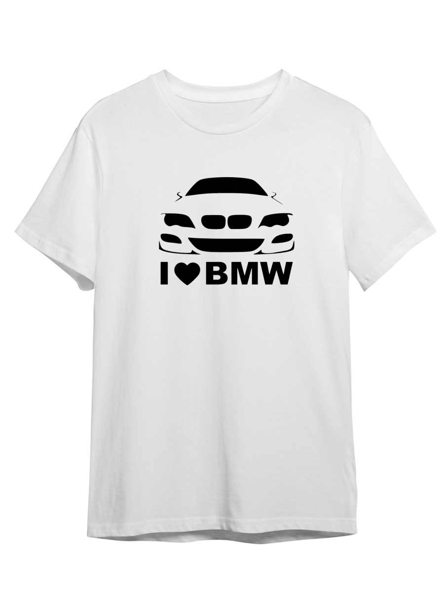 фото Футболка унисекс сувенирshop bmw/бмв/автомобиль 4 белая 2xl (52-54)