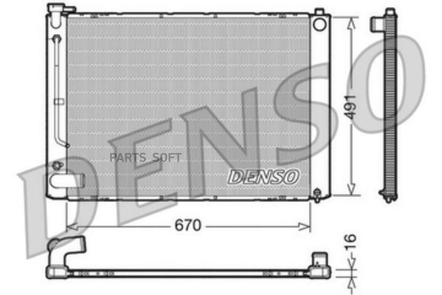 

DENSO Радиатор DENSO DRM50055