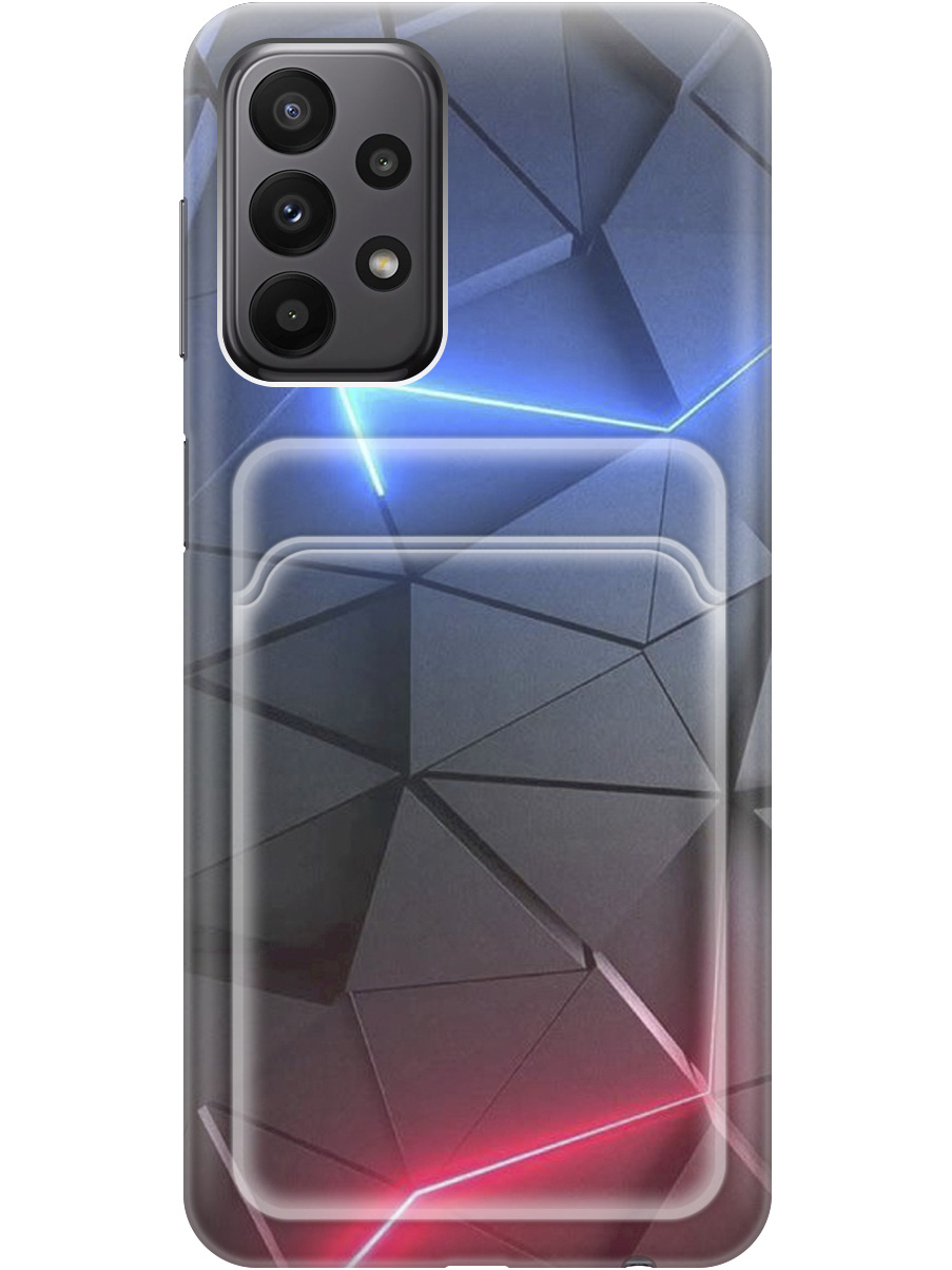 

Силиконовый чехол на Samsung Galaxy A23 4G с рисунком "Графитовые грани", 20012004