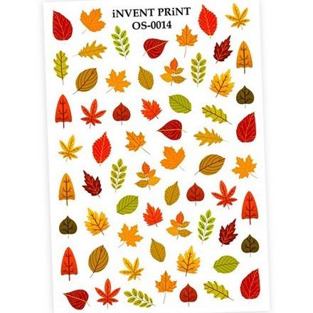 

iNVENT PRiNT, Слайдер-дизайн «Осень. Веточки. Листья» №OS-14, Разноцветный