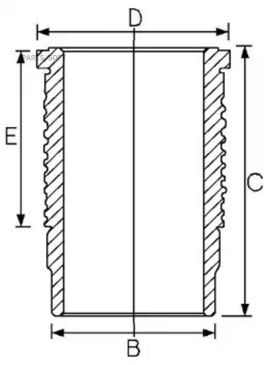 

Гильза Цилиндра Двс GOETZE ENGINE 1467320000