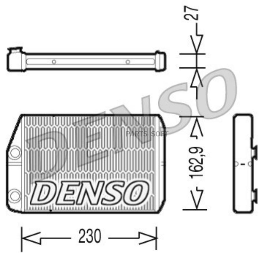 

DENSO Радиатор печки DENSO DRR09034