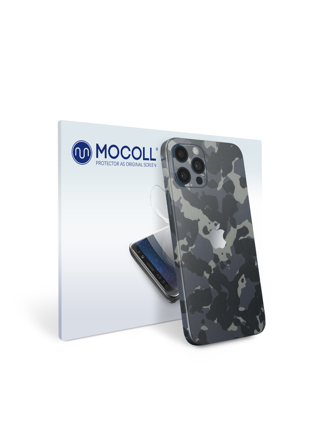 

Пленка защитная MOCOLL для задней панели Apple iPhone 12 Pro Хаки Черный