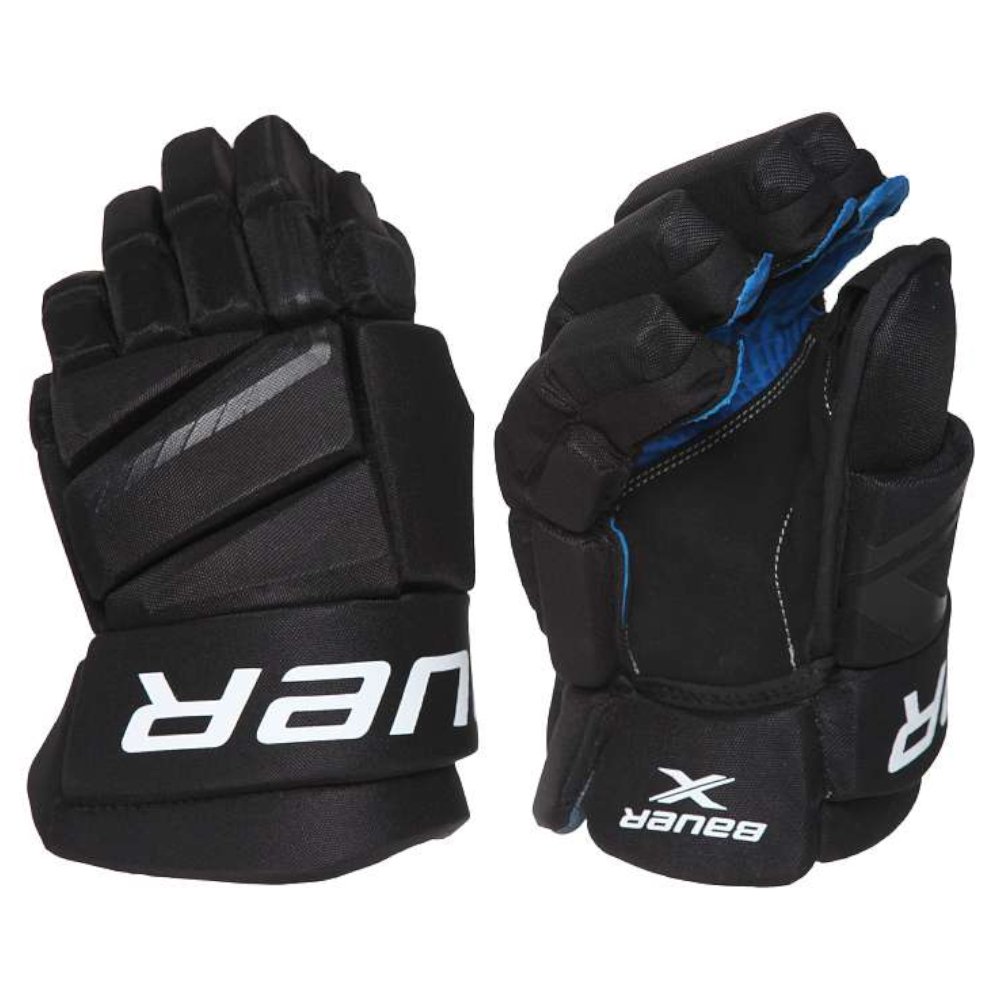 Перчатки хоккейные BAUER X S21 Sr 1058645 (14 / черный-белый)