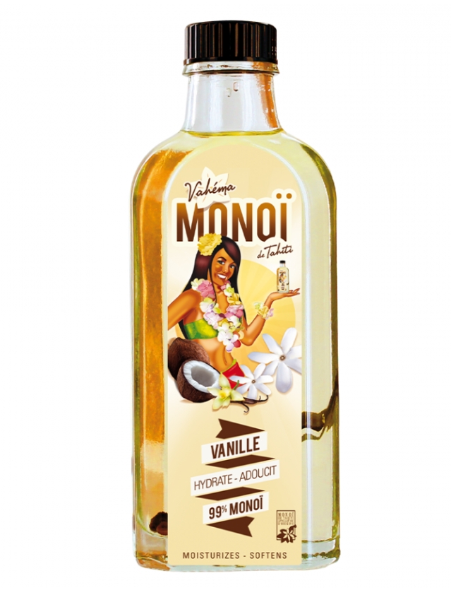 Масло для тела и волос Vahema Monoi De Tahiti Монои Ваниль увлажняющее, 100 мл