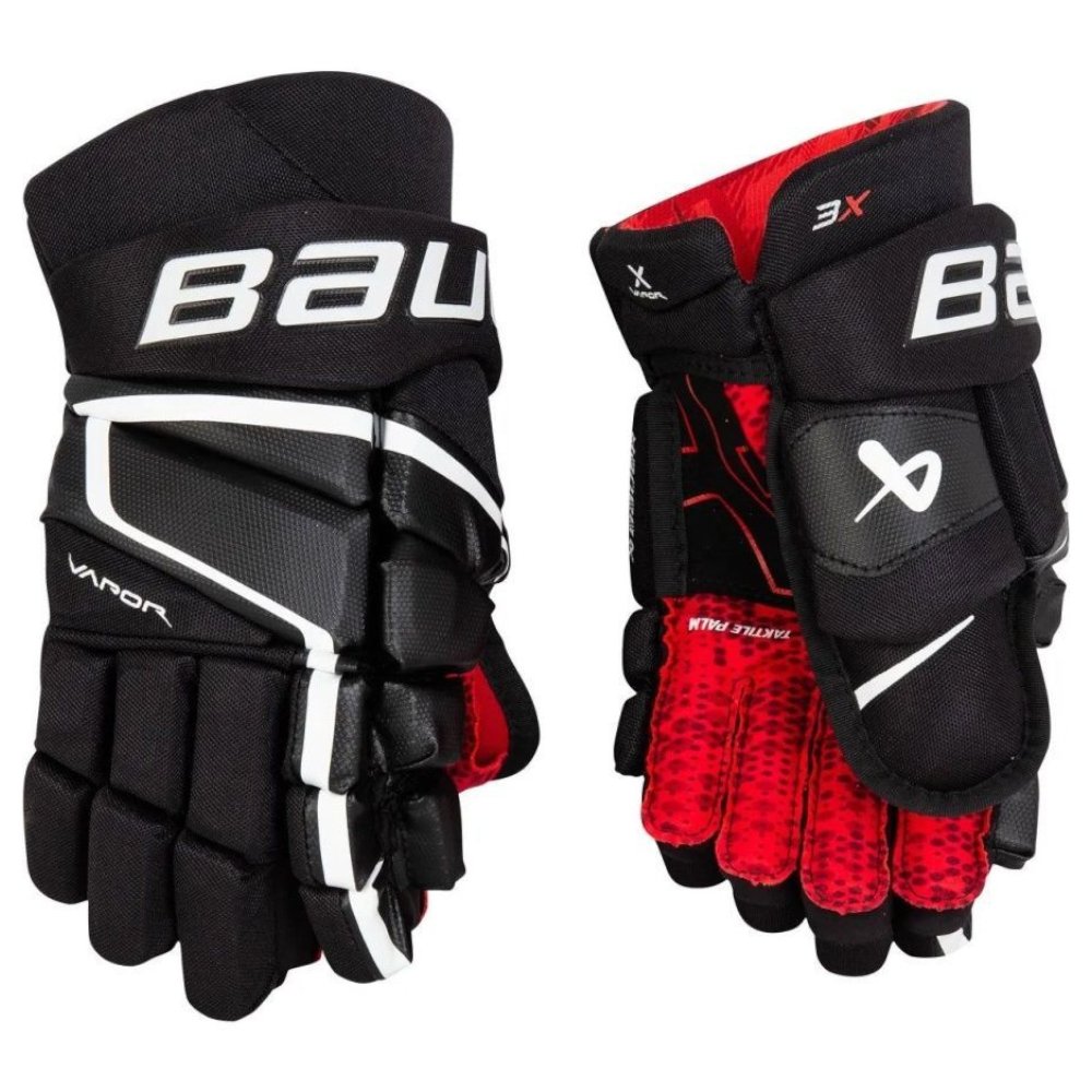 

Перчатки хоккейные BAUER Vapor 3X S22 Sr 1059954 (15 / черный-белый), Vapor 3X S22