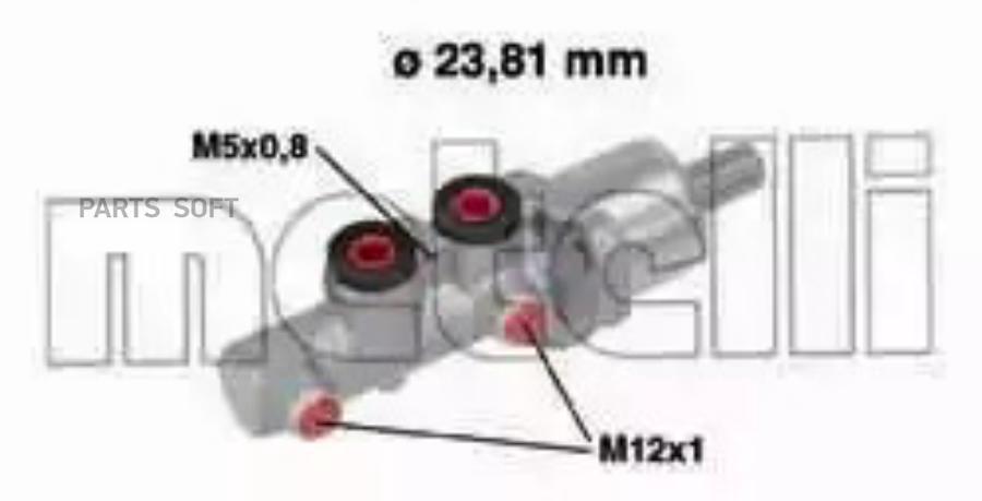 

Главный Тормозной Цилиндр METELLI 050668
