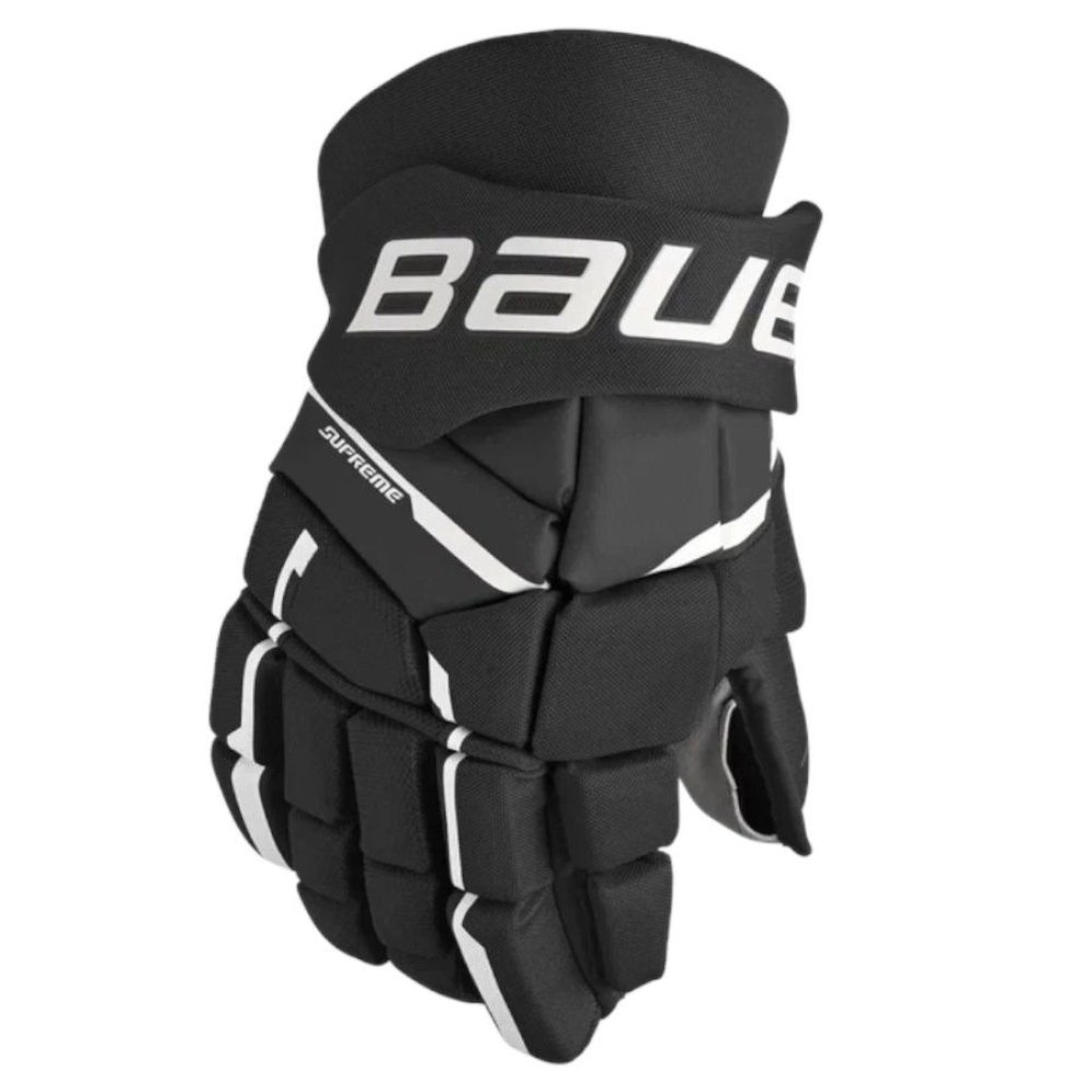 Перчатки хоккейные BAUER Supreme M3 S23 INT 1061901 (13 / черный-белый)