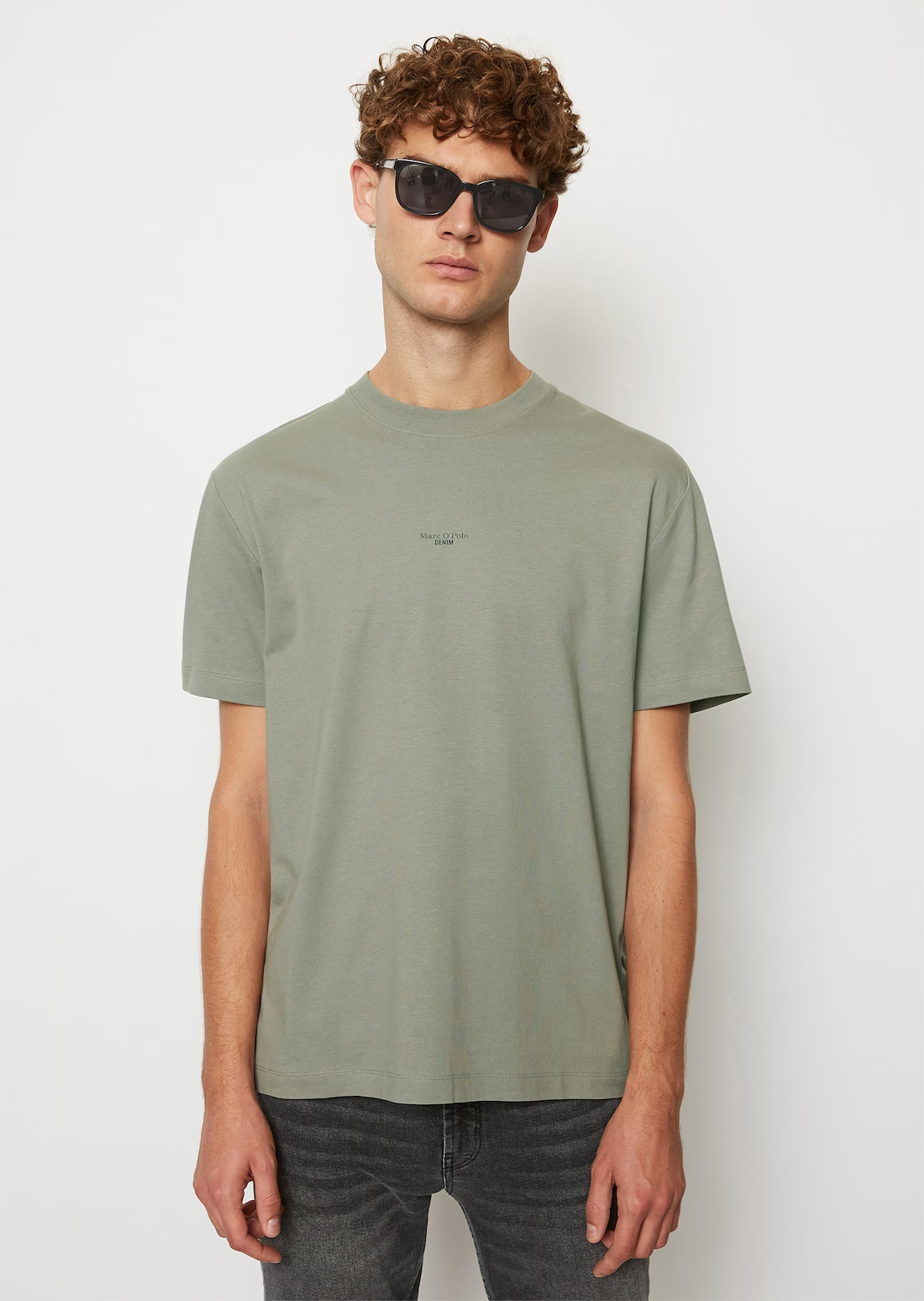 

Футболка мужская Marc O’Polo 460215451634 серая 2XL, Серый, 460215451634