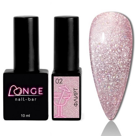 

LONGE nail-bar, Гель-лак «Флирт» №02
