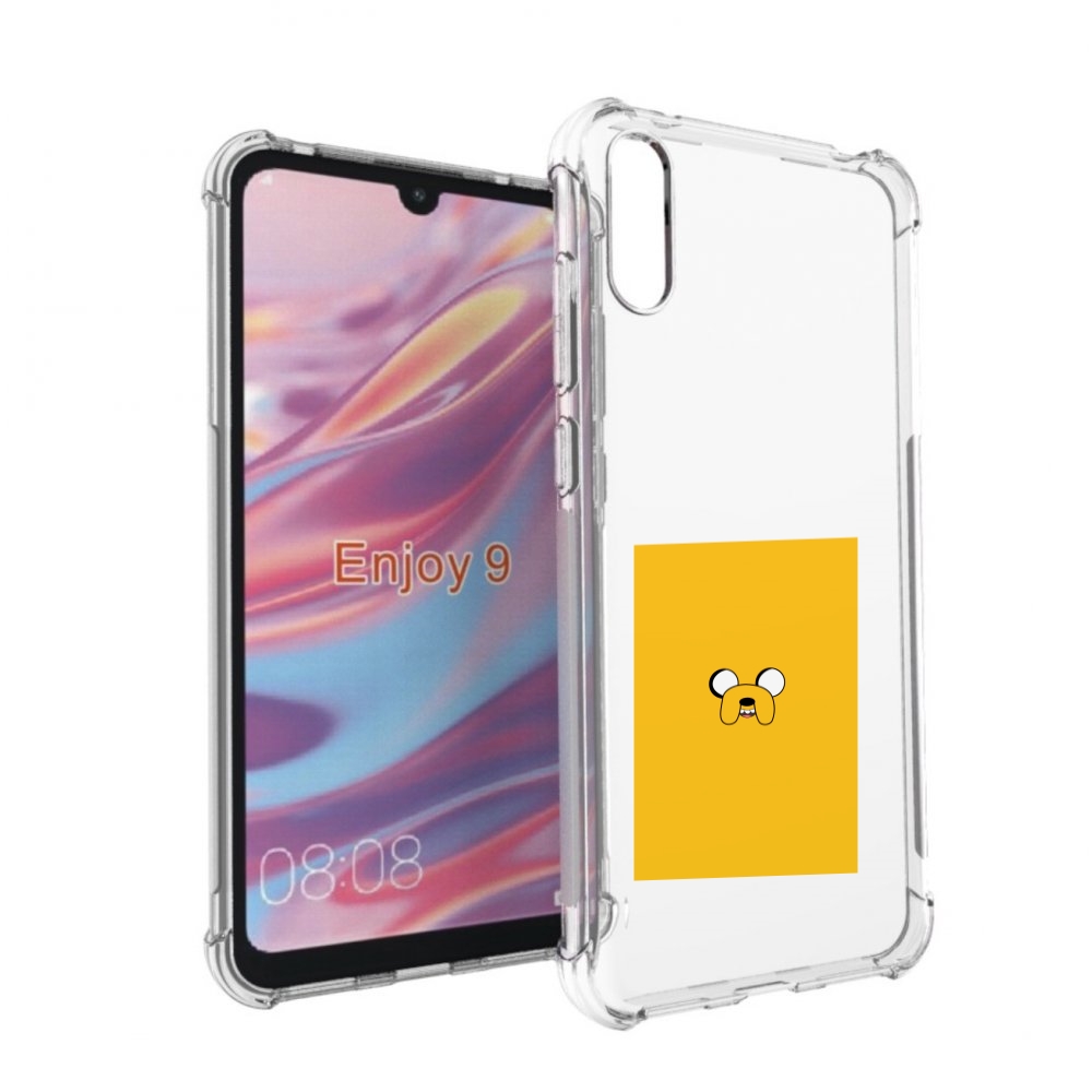 

Чехол бампер MyPads Джейк-время-приключений для Huawei Enjoy 9, Прозрачный, Tocco