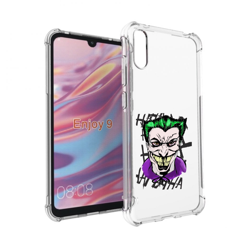 Чехол бампер MyPads Джокер-крейзи для Huawei Enjoy 9