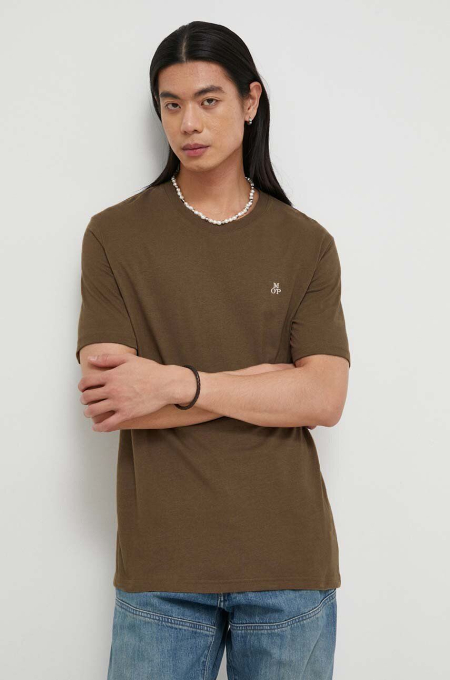 

Футболка мужская Marc O’Polo 420201251054 коричневая M, Коричневый, 420201251054