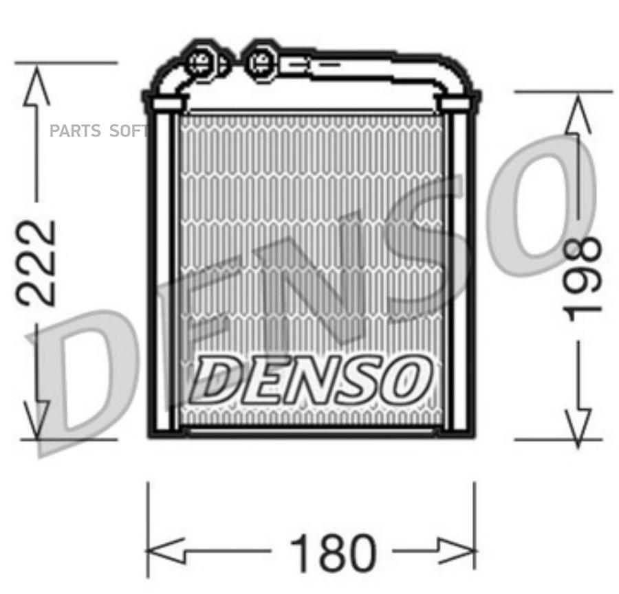 DENSO Радиатор печки DENSO DRR32005