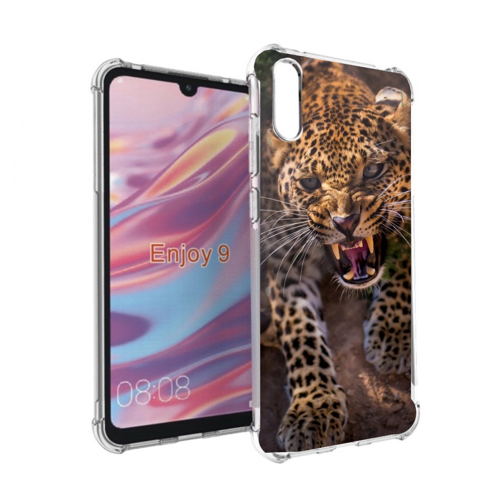 

Чехол бампер MyPads Злой-гепард для Huawei Enjoy 9, Прозрачный, Tocco