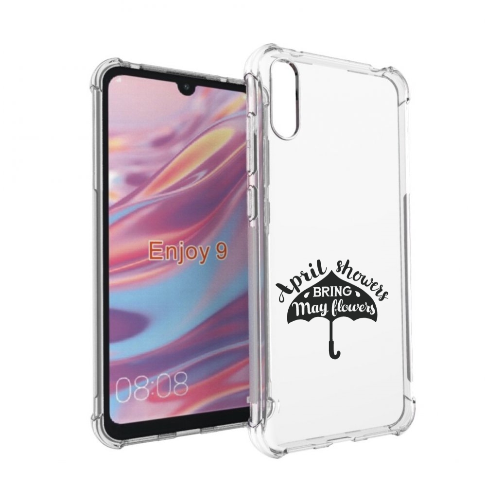 

Чехол бампер MyPads Зонтик для Huawei Enjoy 9, Прозрачный, Tocco