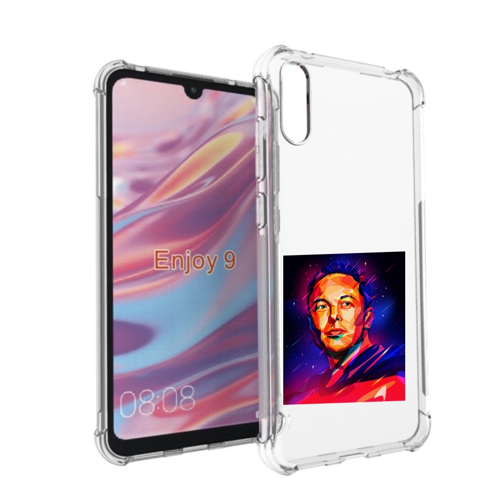 

Чехол бампер MyPads Илон-Маск для Huawei Enjoy 9, Прозрачный, Tocco