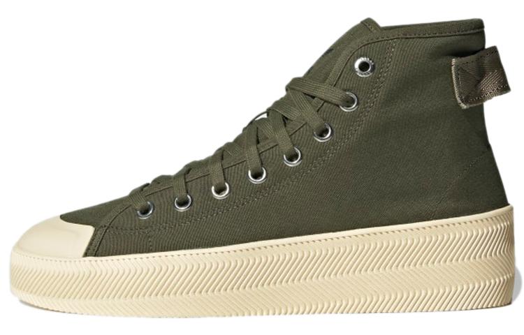 

Кеды унисекс Adidas Parley x adidas originals NIZZA High зеленые 37 EU, Зеленый, Parley x adidas originals NIZZA High