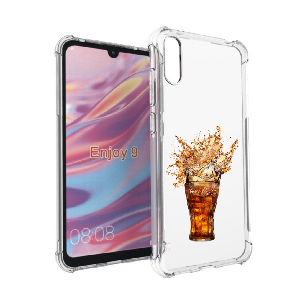 

Чехол бампер MyPads Кола-в-стакане для Huawei Enjoy 9, Прозрачный, Tocco