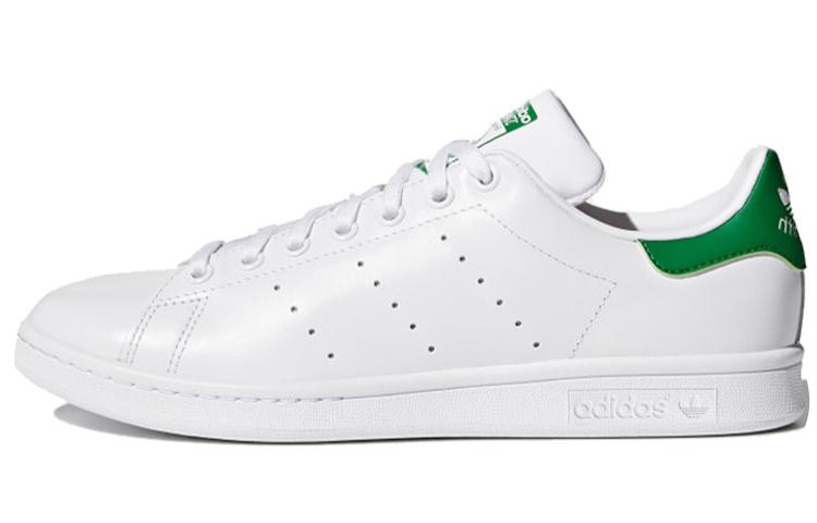 

Кеды унисекс Adidas StanSmith white green белые 47 EU, Белый, StanSmith white green