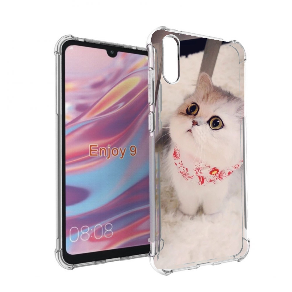

Чехол бампер MyPads Котеночек женский для Huawei Enjoy 9, Прозрачный, Tocco