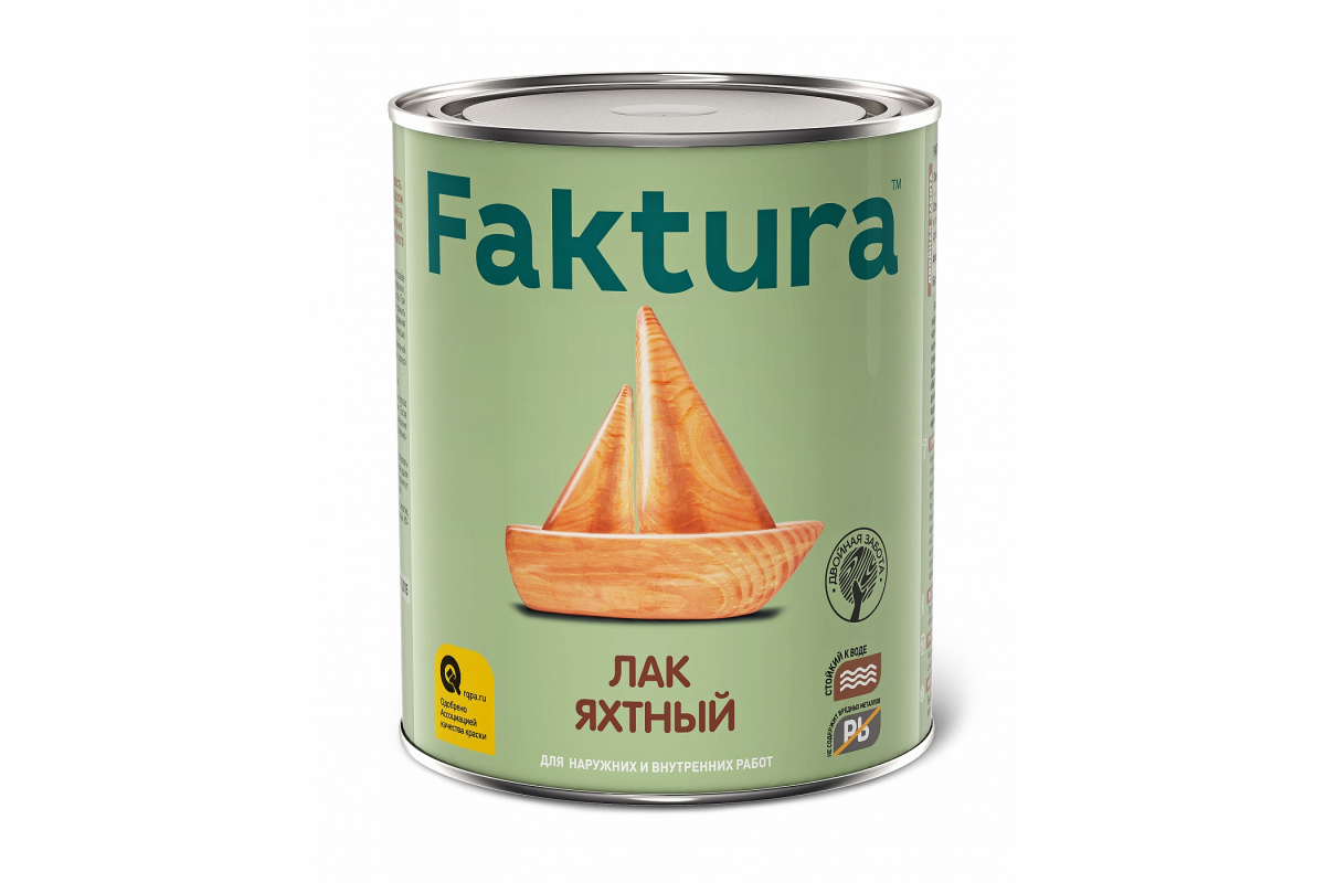 Лак Faktura яхтный, матовый, 2,7 л