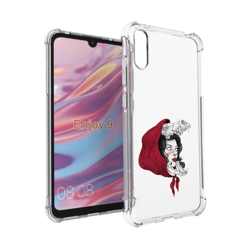 

Чехол бампер MyPads Красная шапочка и волк женский для Huawei En, Прозрачный, Tocco