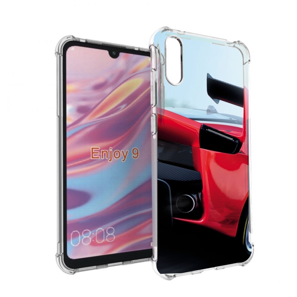 

Чехол бампер MyPads Крыло-машины мужской для Huawei Enjoy 9, Прозрачный, Tocco