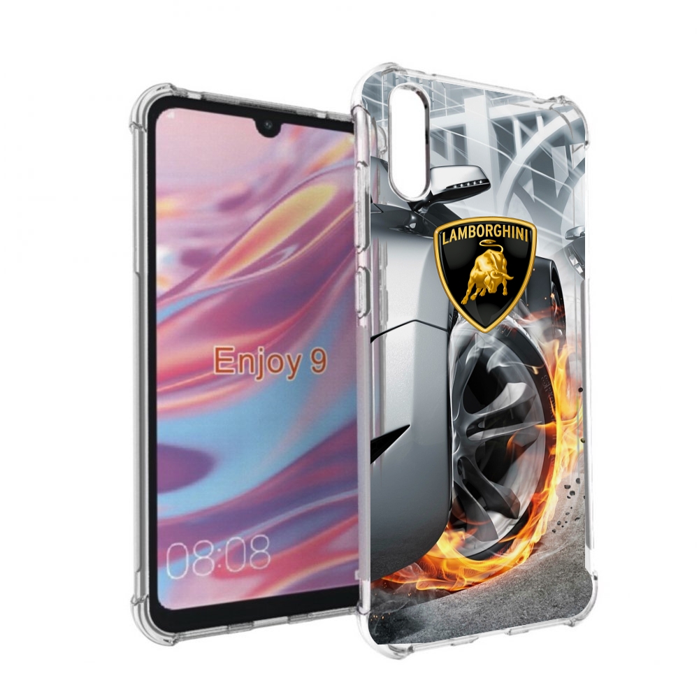 

Чехол бампер MyPads Ламборгини мужской для Huawei Enjoy 9, Прозрачный, Tocco