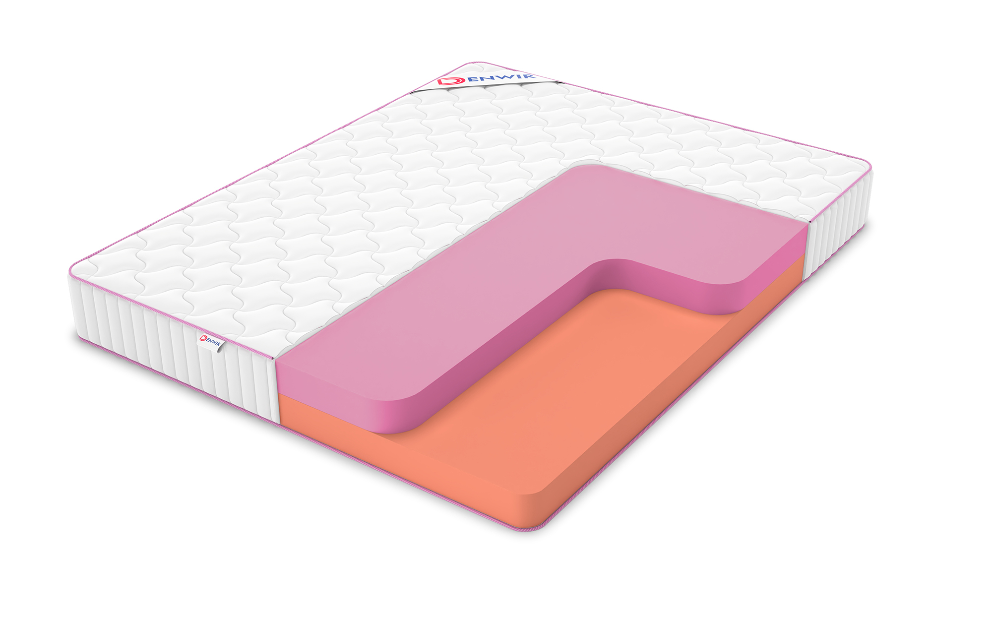 

Матрас беспружинный DENWIR MEGA STANDART MIX 20/chstmat_MSM20_90x165, Белый, MEGA STANDART MIX 20