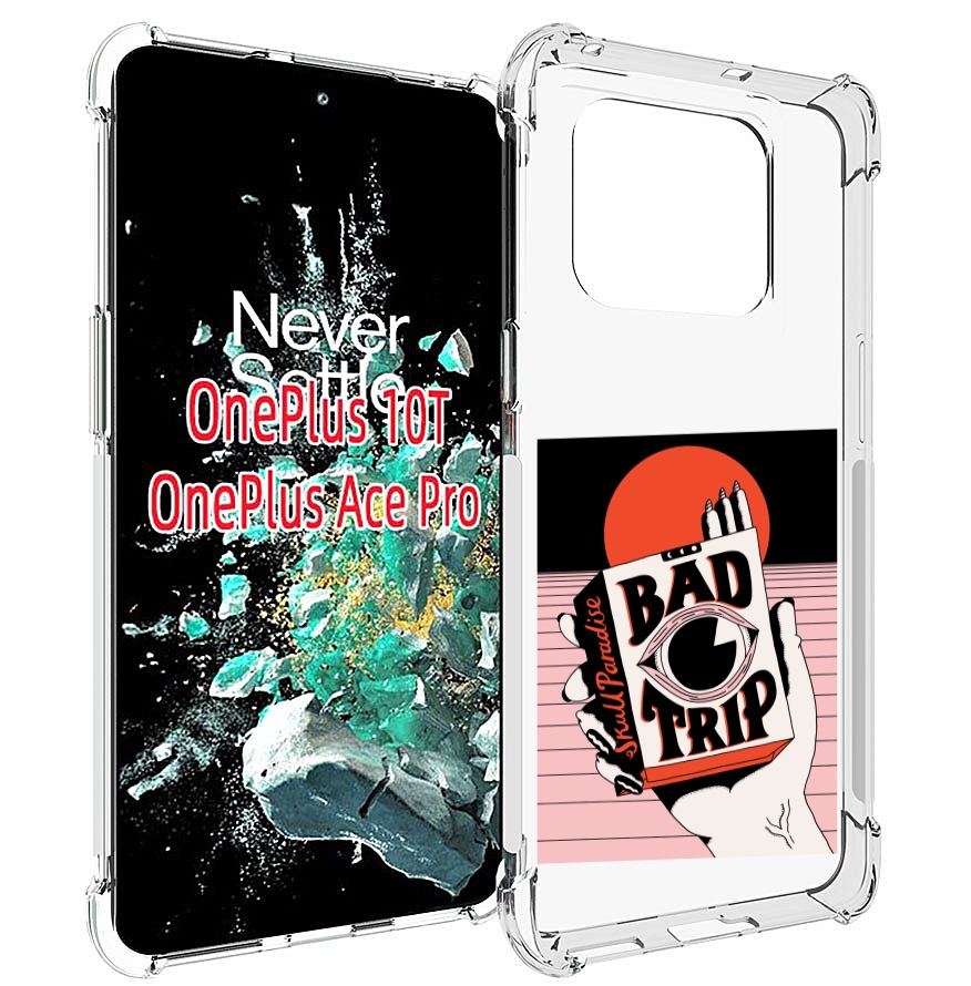 

Чехол MyPads плохая пачка для OnePlus 10T, Прозрачный, Tocco