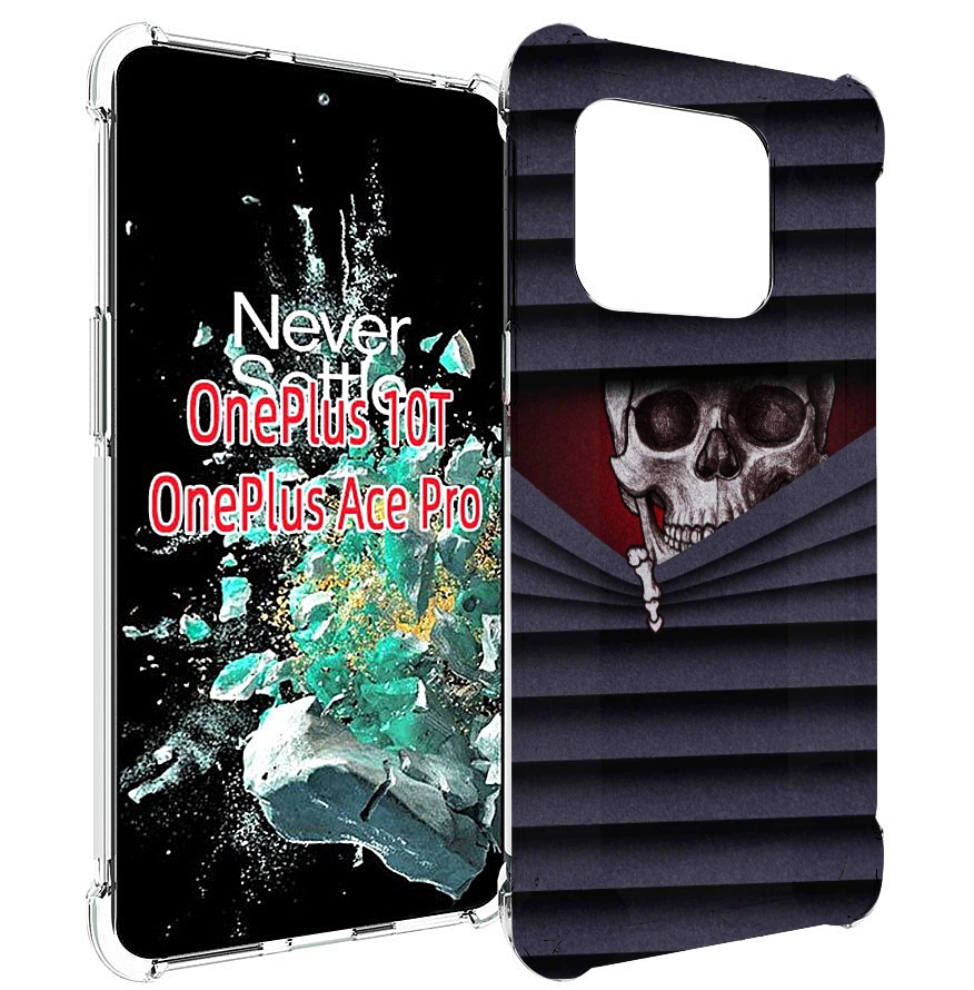 

Чехол MyPads подглядываю для OnePlus 10T, Прозрачный, Tocco