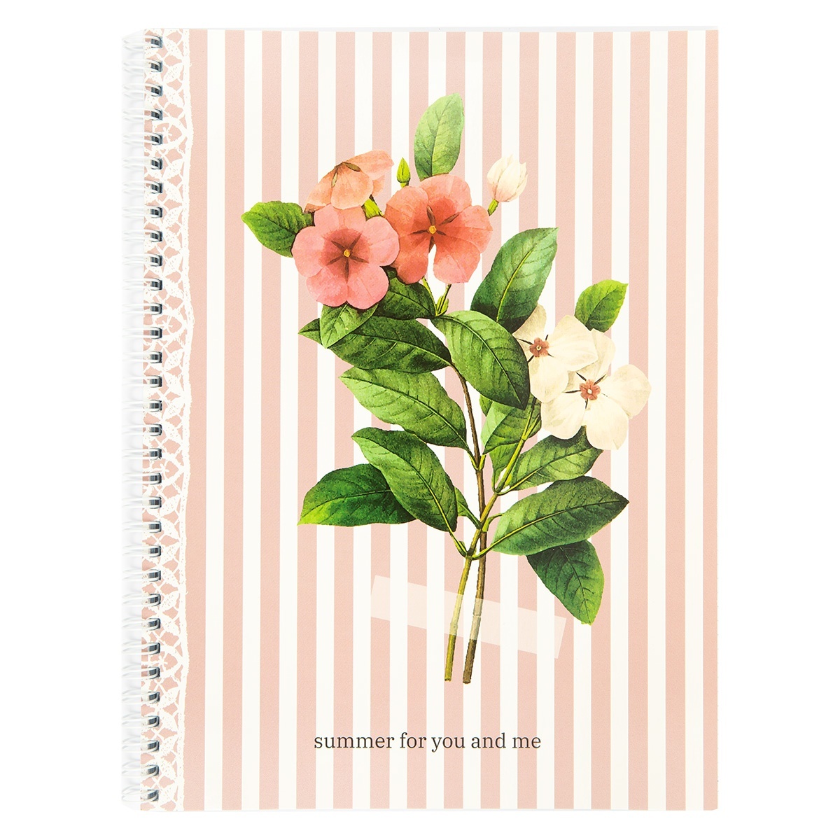 

Тетрадь Светоч Flowers A4 80 л на гребне 60 г/м2 4 шт клетка розовый
