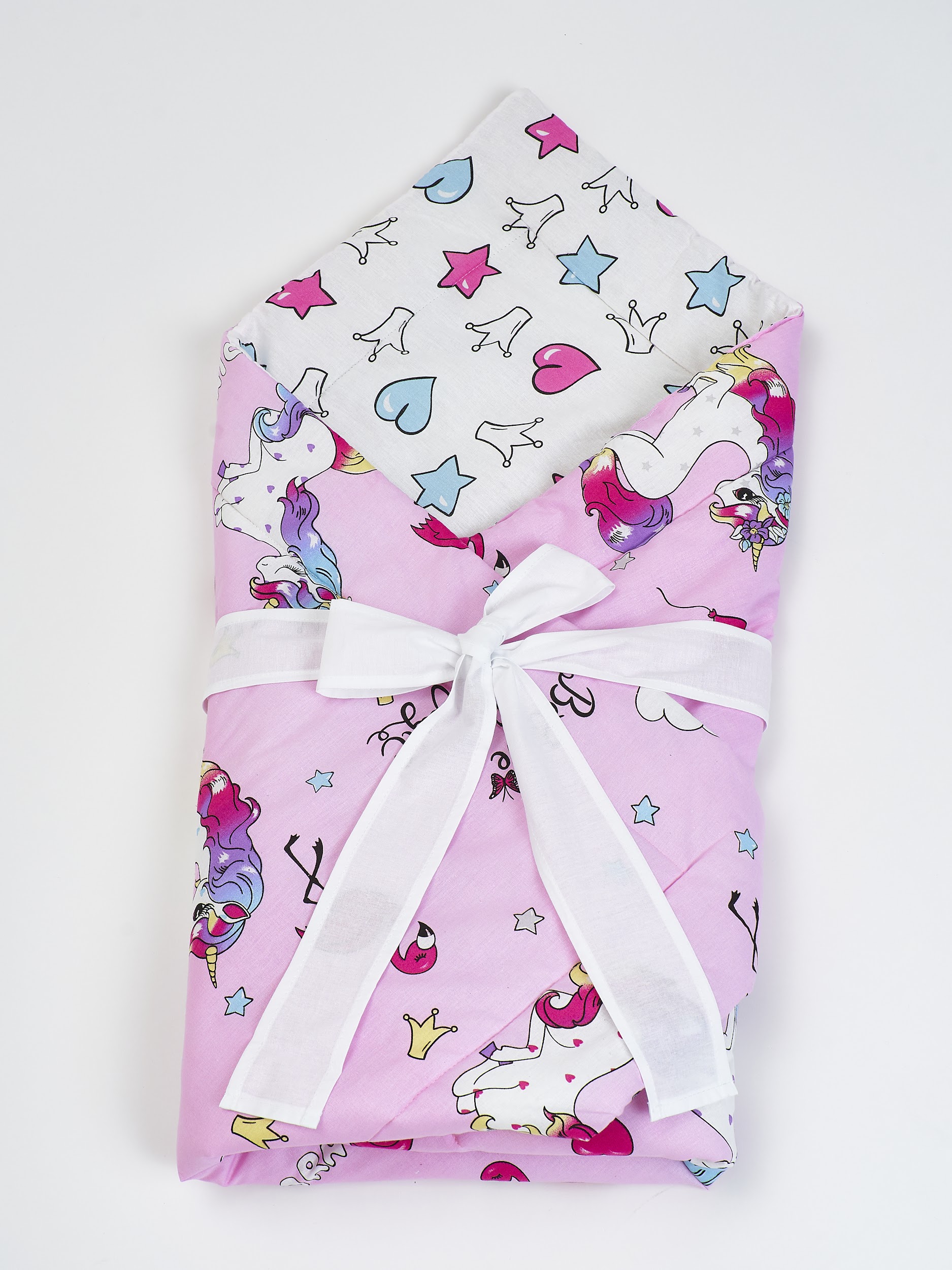 Одеяло-конверт для новорожденного Amoru 12260105 хлопковый утепленный, 95см конверт е65 110 220 25шт 80г окно справа силик лента hatber