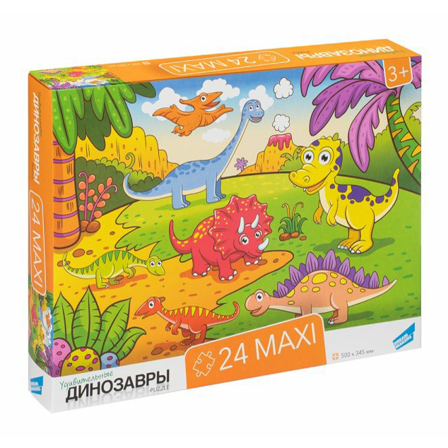 Пазл Dream Makers Maxi Динозавры 24 элемента 589₽