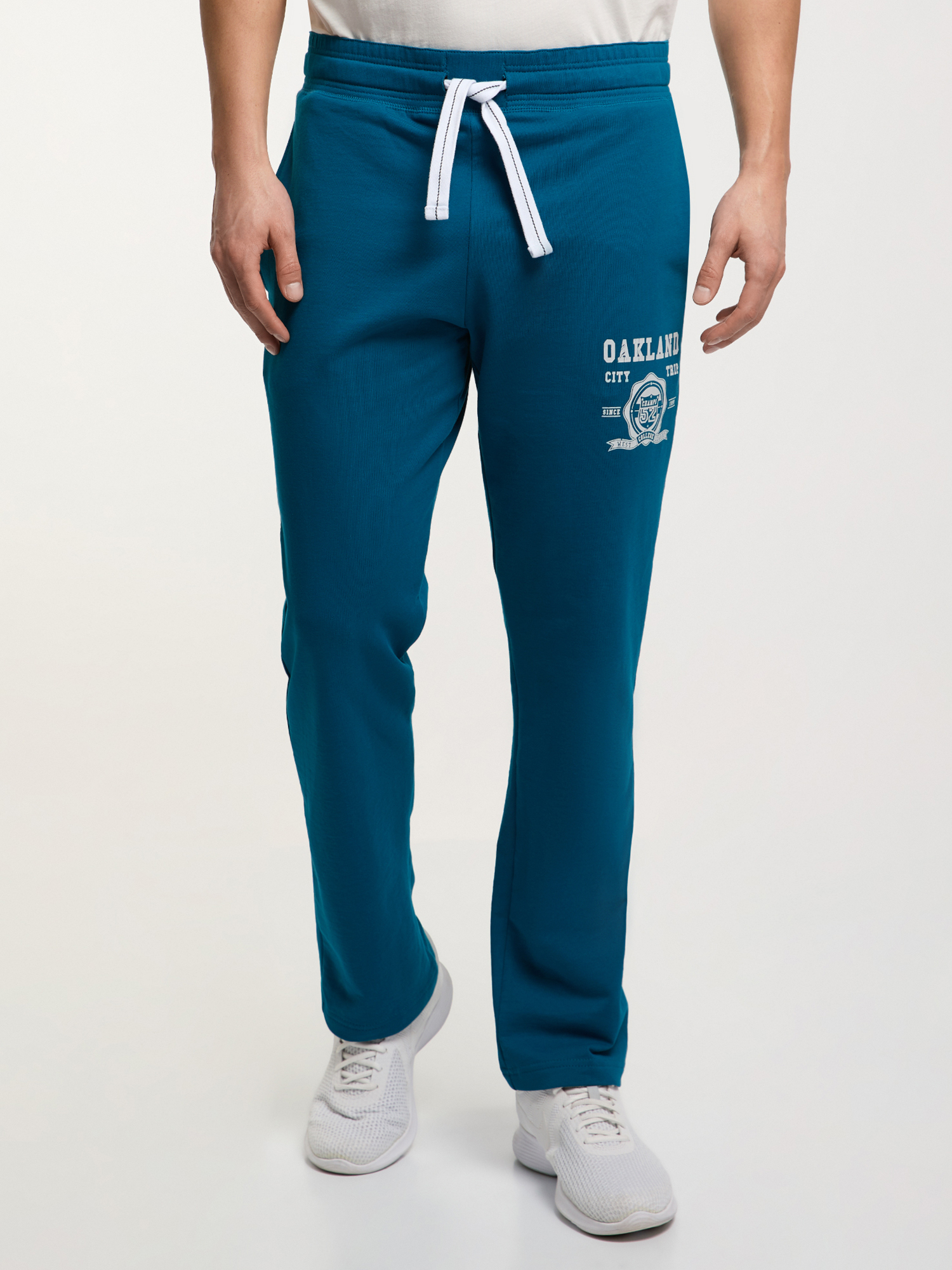 Спортивные брюки мужские oodji 5L230001I-2 зеленые S