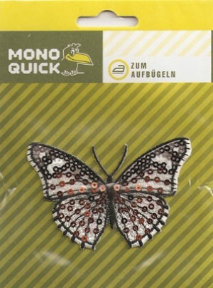 

Термоаппликация Mono Quick (12433) – Бабочка черная с золотыми пайетками
