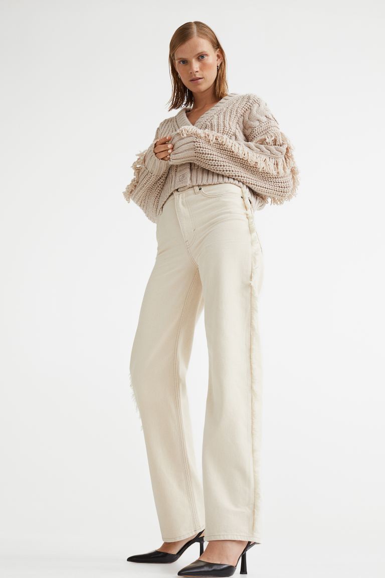 

Джинсы женские H&M 1101656003 белые 36 (доставка из-за рубежа), 1101656003