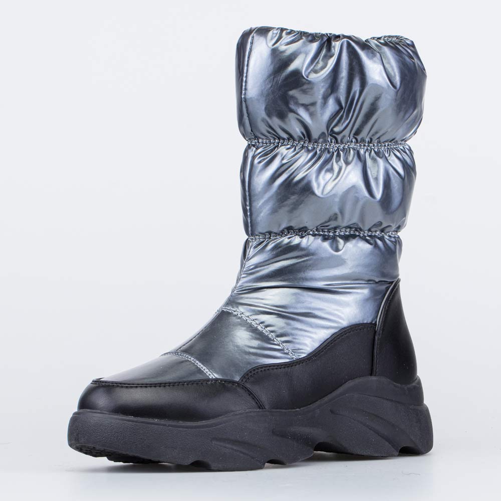 

Дутики детские Котофей 564120-42 цв.серый р.30, Серебристый, 564120-42