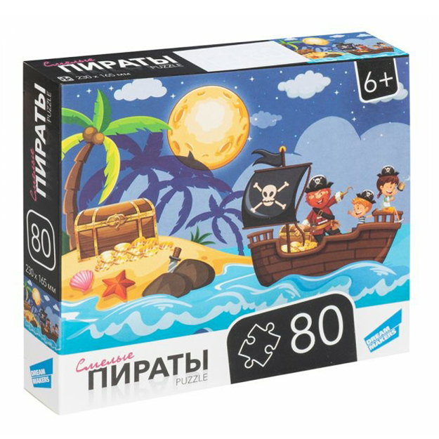 Пазл Dream Makers пираты 80 деталей 75₽