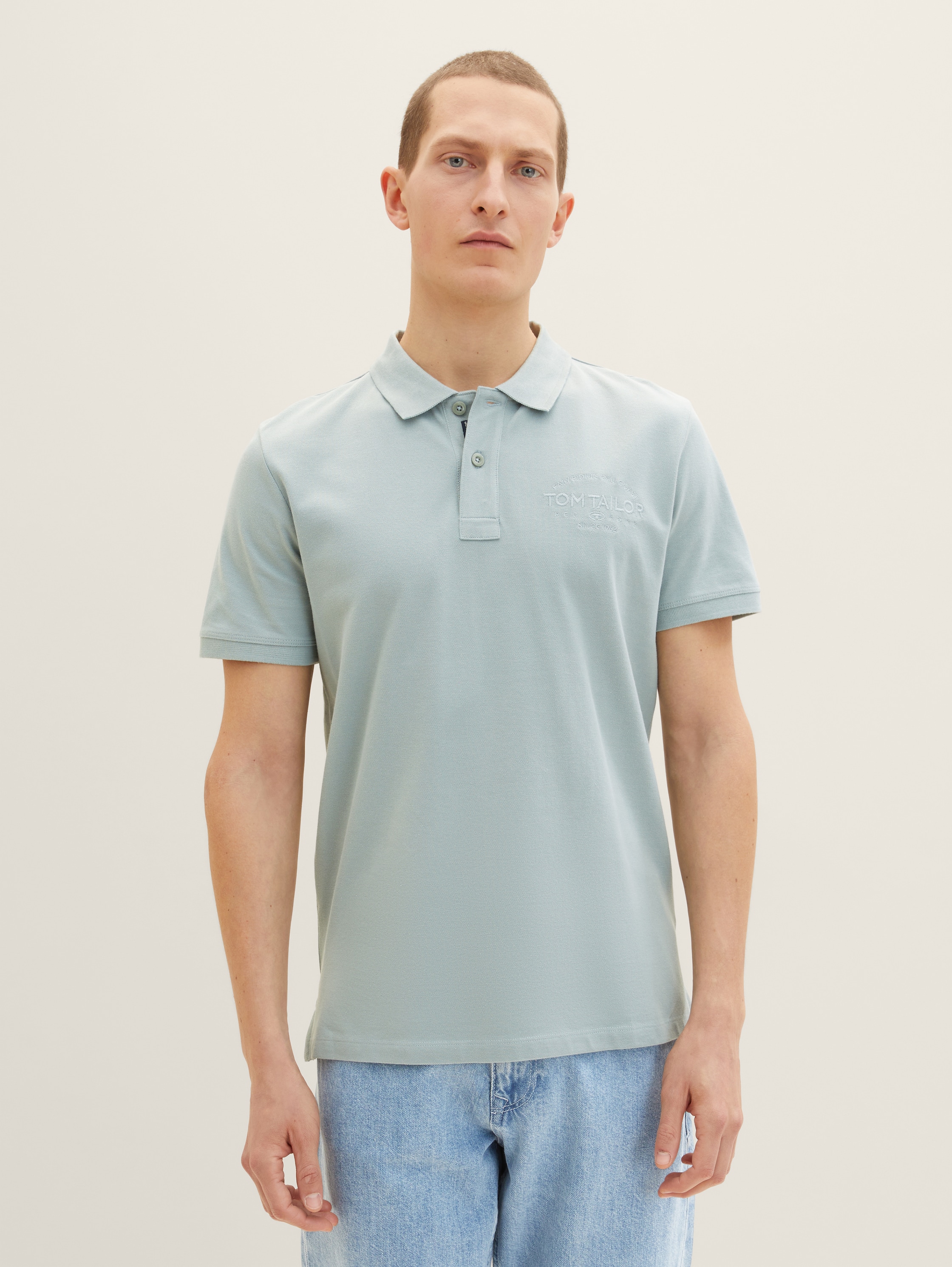 

Футболка мужская TOM TAILOR 1036960 голубая 2XL, 1036960