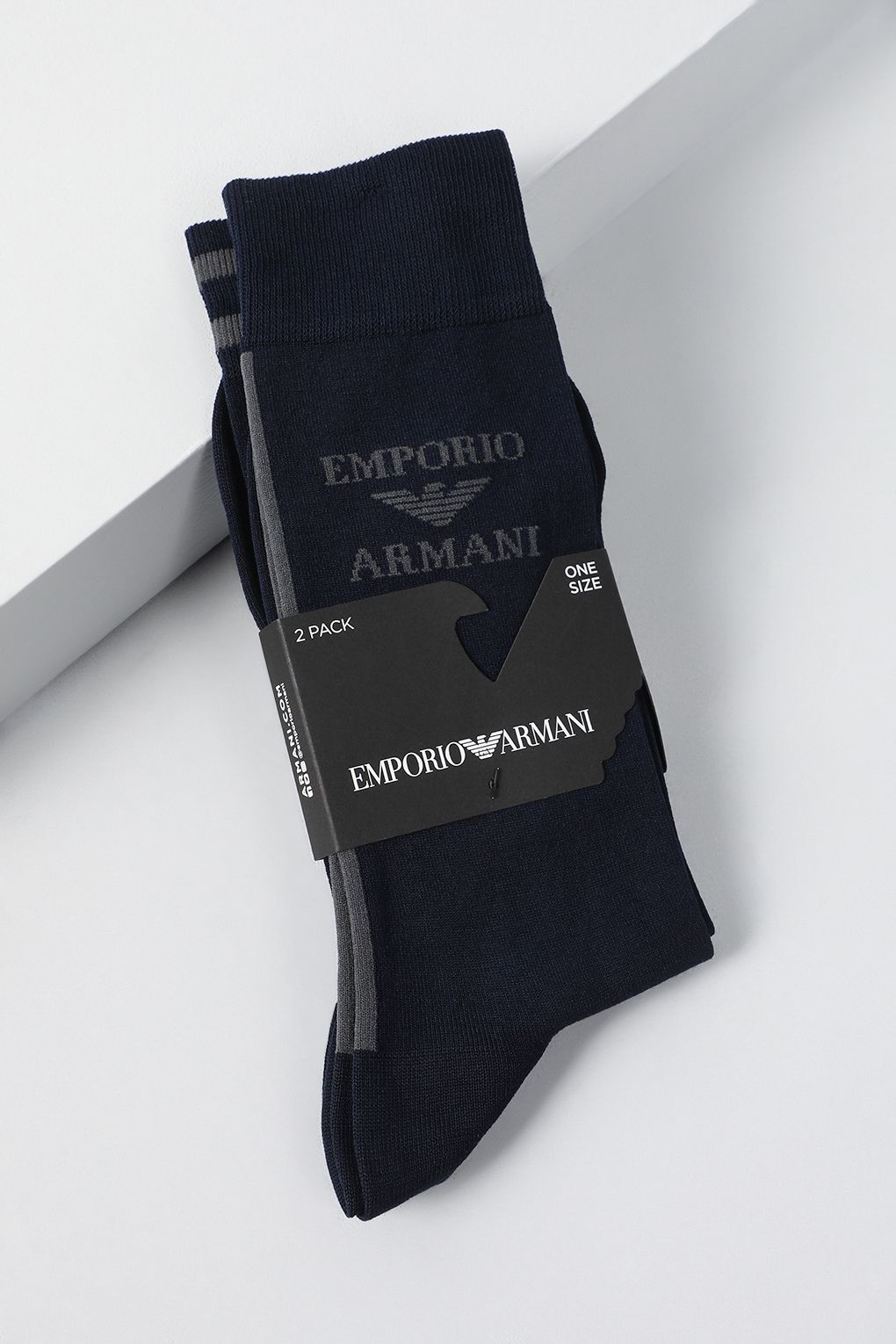 

Комплект носков мужских Emporio Armani 302302 3F273 синих, Синий, 302302 3F273