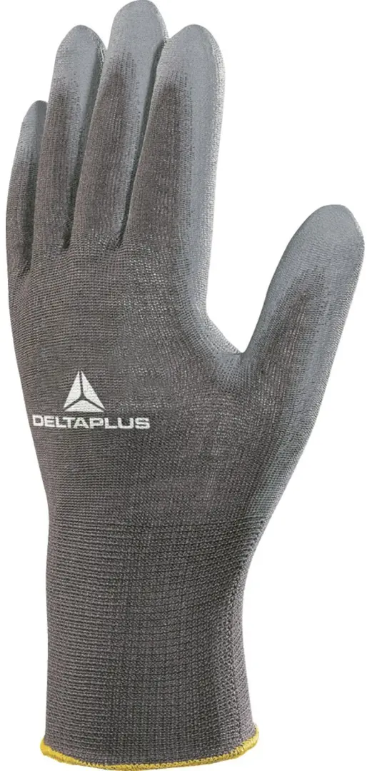Перчатки трикотажные Delta Plus VE702PG размер 10, с полиуретановым покрытием трикотажные перчатки сибртех