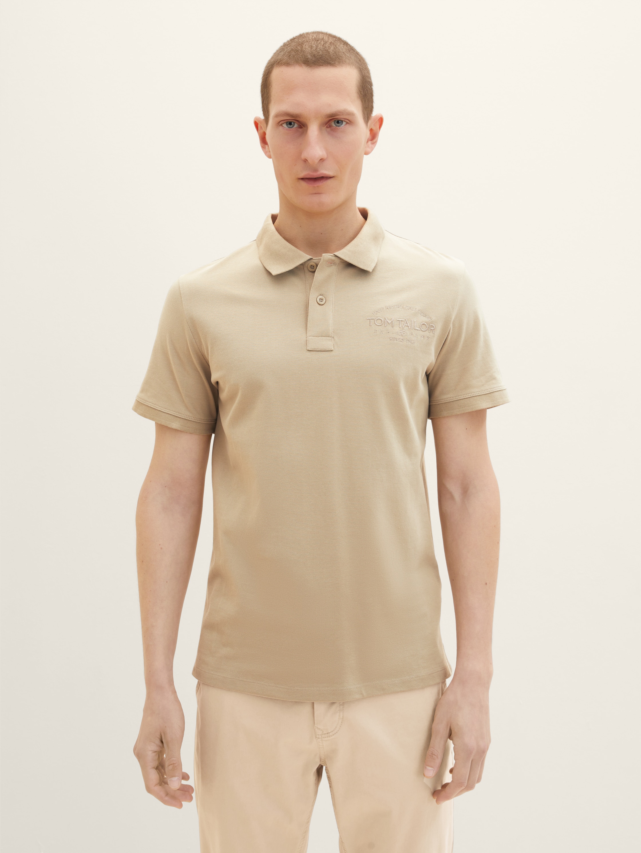

Футболка мужская TOM TAILOR 1036960 коричневая M, Коричневый, 1036960