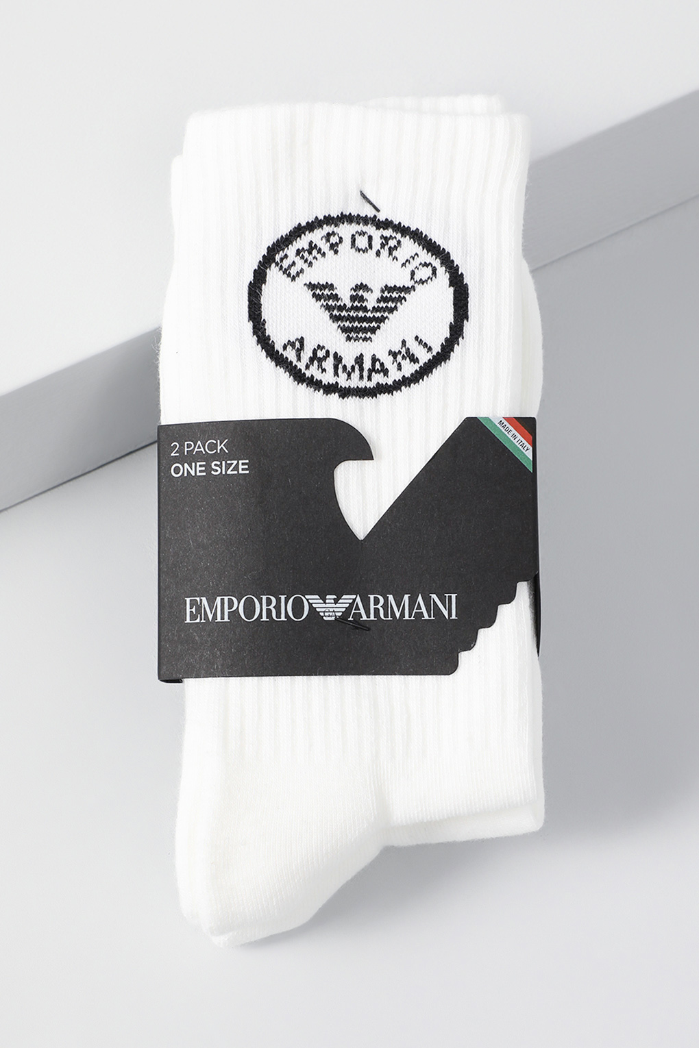 

Комплект носков мужских Emporio Armani 303122 3F300 белых, Белый, 303122 3F300